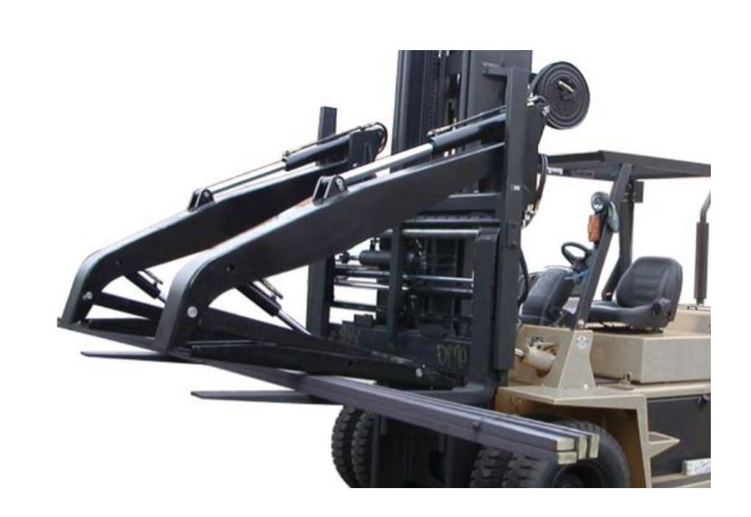 Xe nâng kẹp ống