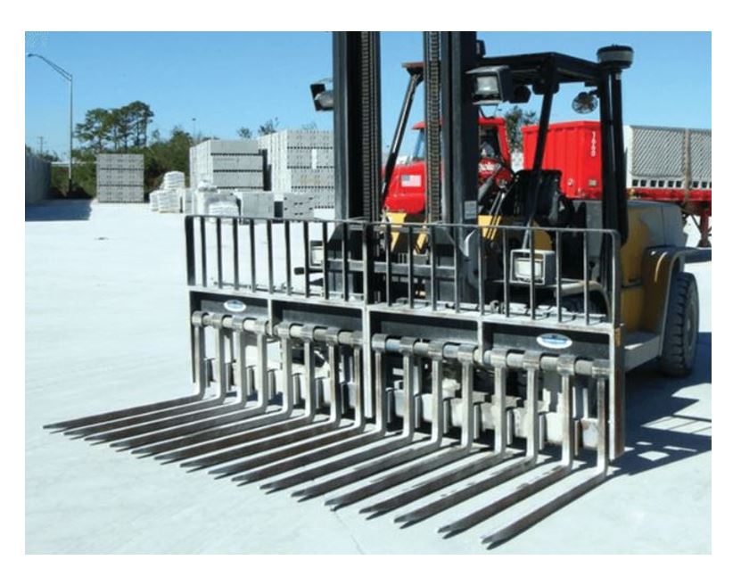 Xe nâng xử lý khối