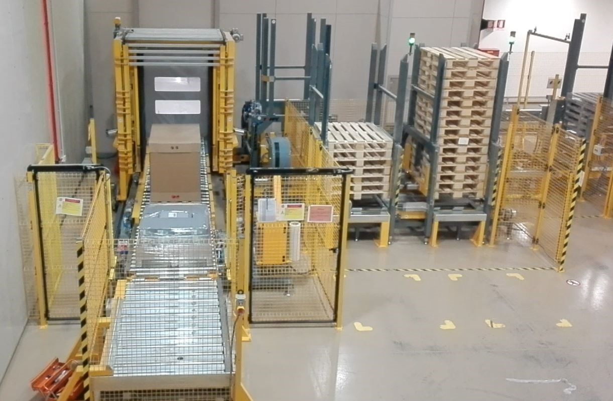 Hệ thống chuyển đổi pallet di động